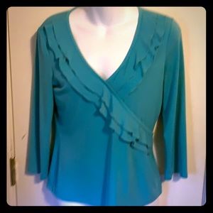 Teal blouse